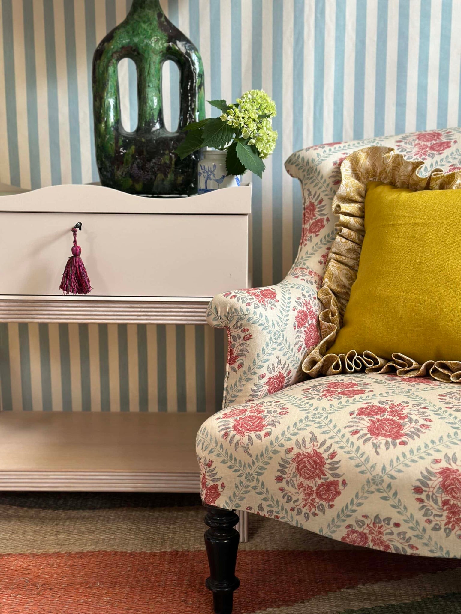 Rose Trellis Fabric (Sample)