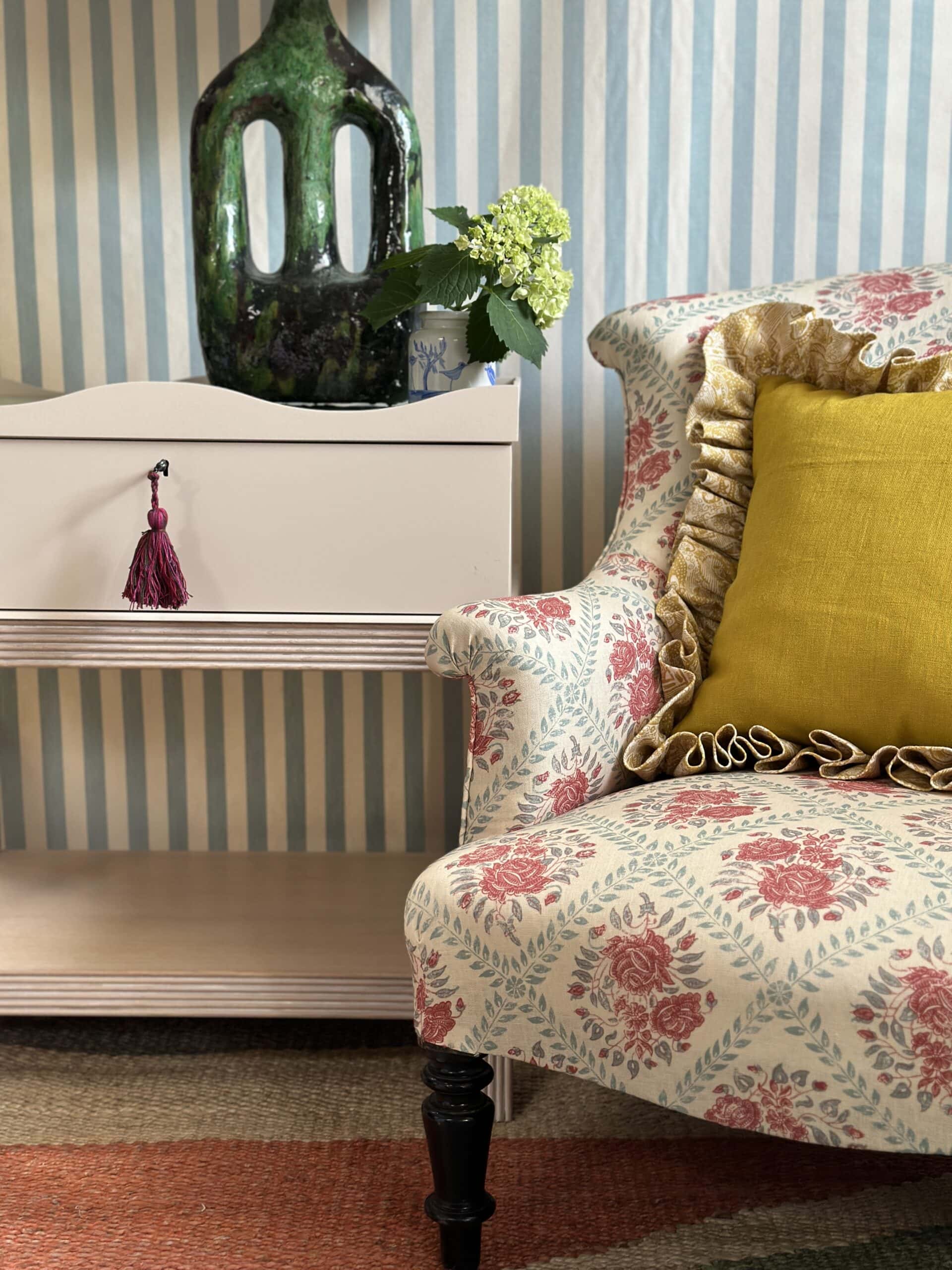 Rose Trellis Fabric (Sample)