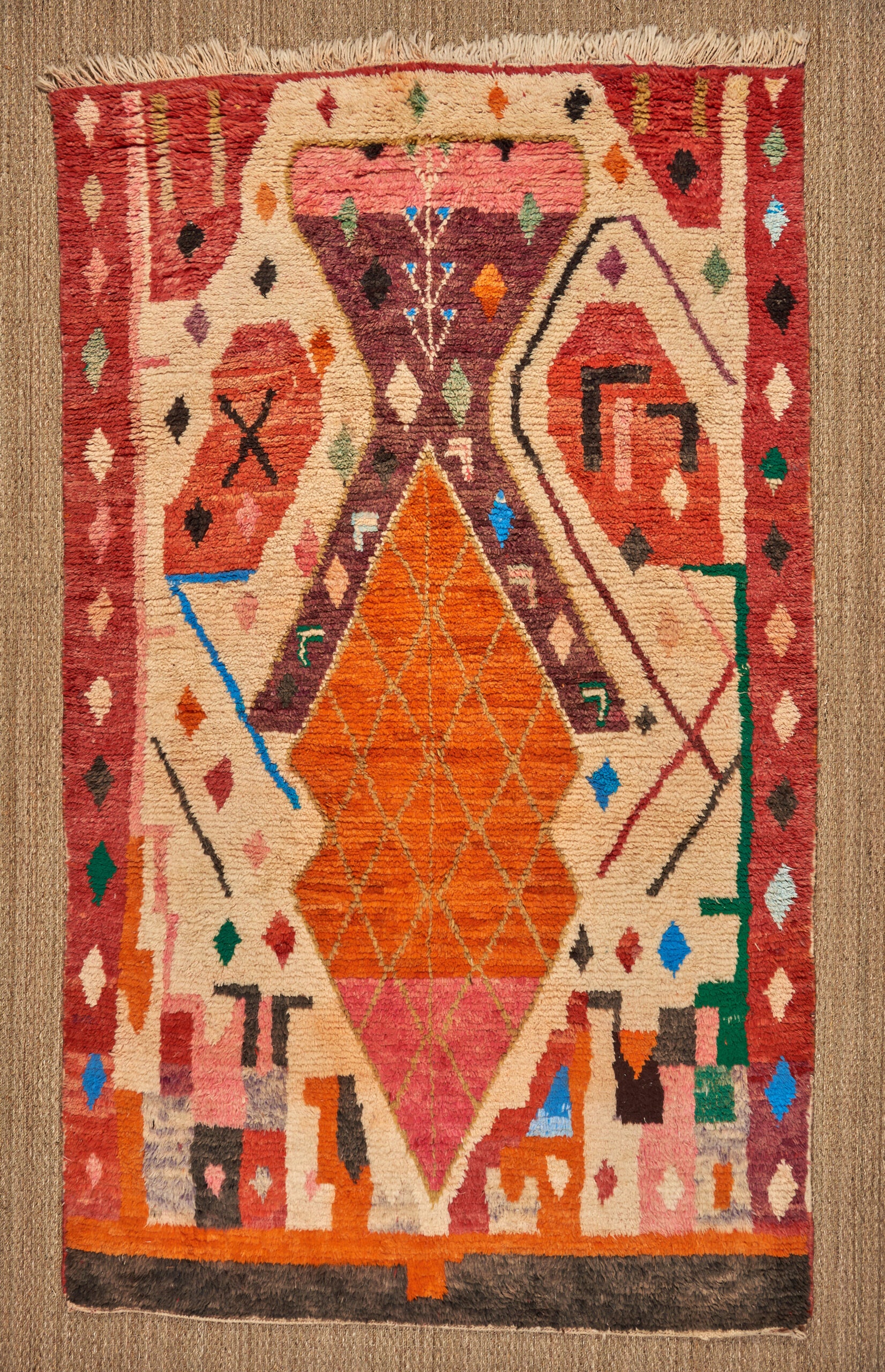Berber Rug - Multi Coloured by Sarah Vanrenen