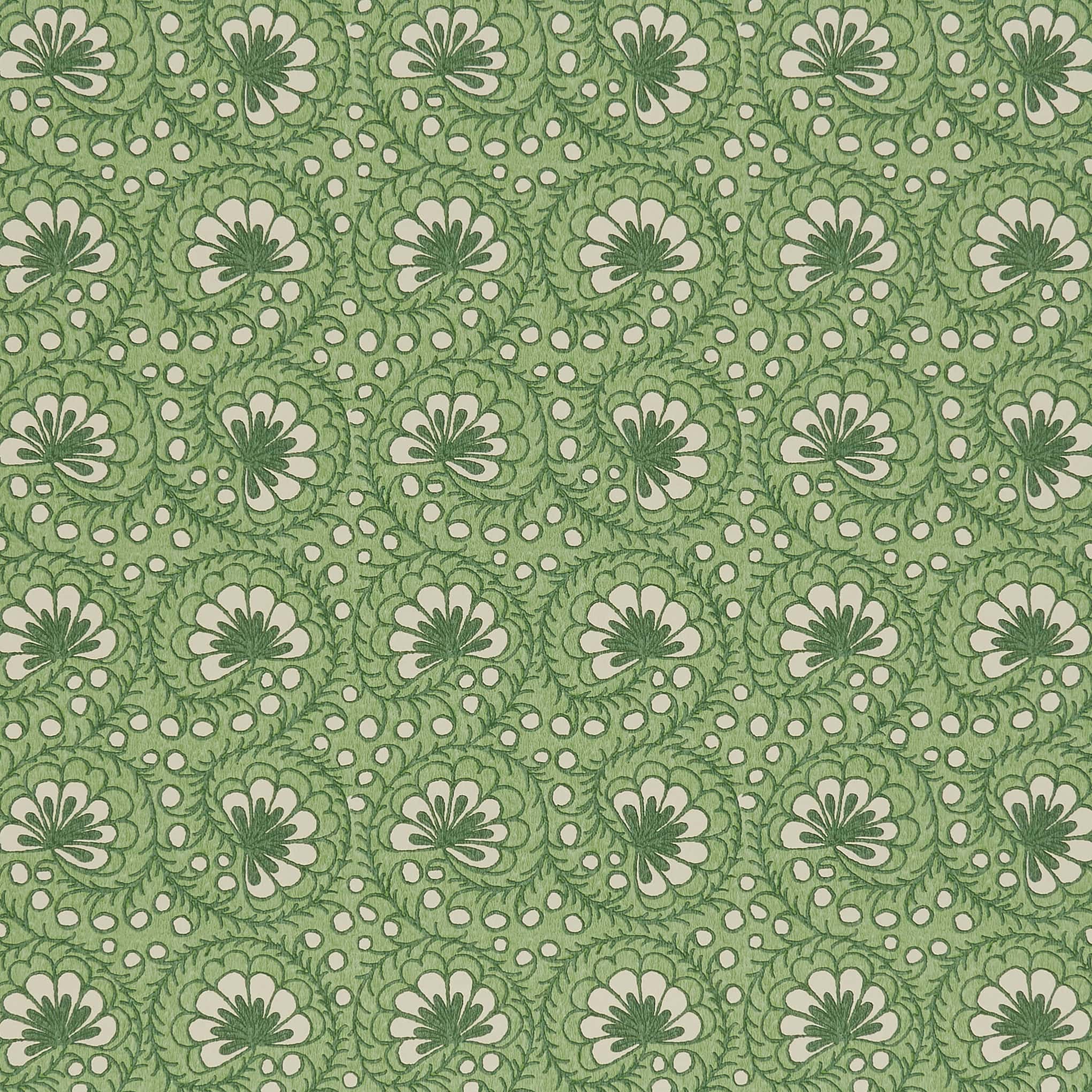 Curly Sue - Green Reverse by Sarah Vanrenen