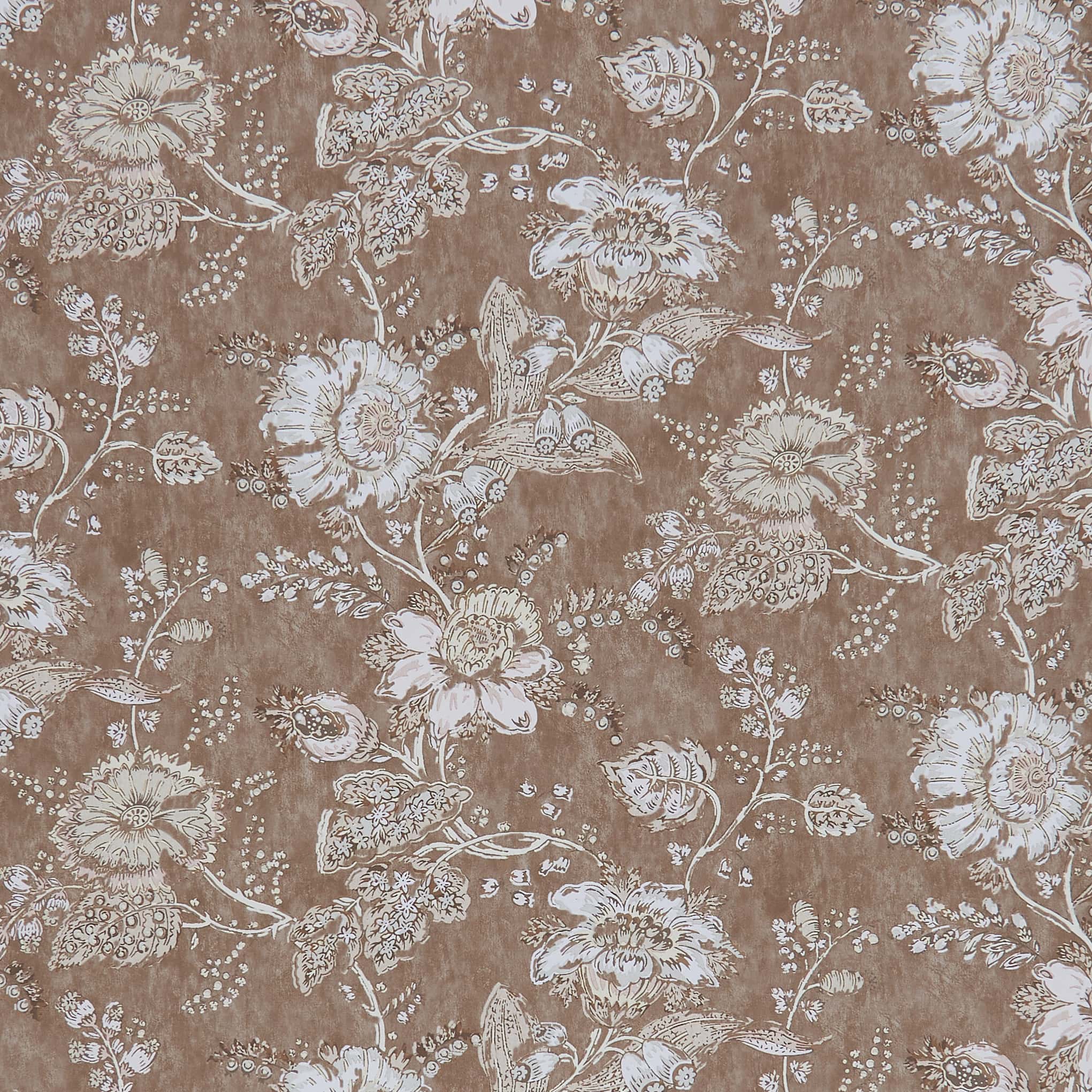 Indiennes Monochrome - Brown by Sarah Vanrenen
